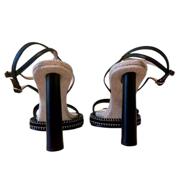 ✨JACQUEMUS✨Black Novio Heel Sandals - Picture 7 of 12